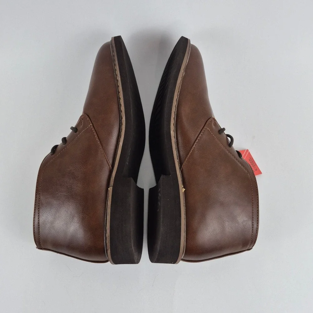 Deer Stags Nick Mens Brown Simulated Leather Chukka Boots Size 6M